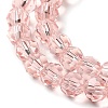 Transparent Glass Beads EGLA-A035-T6mm-D20-4