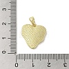 Brass Pave Shell Pendants KK-I708-13F-G-3