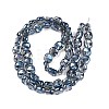 Electroplate Glass Beads Strands EGLA-N012-07U-2