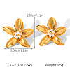 304 Stainless Steel Stud Earrings for Women WG18C3B-05-1