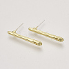 Alloy Stud Earring Findings X-PALLOY-S121-253-2