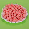 Round Silicone Focal Beads SI-JX0046A-108-3