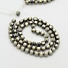 Hexagon Non-magnetic Synthetic Hematite Beads Strands G-D617-24-2