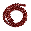 Natural Carnelian Beads Strands G-G338-6mm-01-7