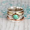 Retro Alloy Turquoise Finger Rings FS-WG5E832-01-2