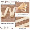 Polyester Rhombus Jacquard Ribbons OCOR-WH0078-128B-5