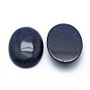 Synthetic Blue Goldstone Cabochons X-G-P393-I16-2