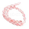 Cherry Quartz Glass Beads Strands G-K357-A05-01-3