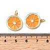 Brass Enamel Pendants KK-H072-14G-03-3