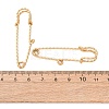 304 Stainless Steel Safety Pins Brooch Findings STAS-C181-01E-G-2