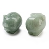 Natural Green Aventurine Carved Figurines DJEW-L023-C02-1