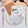 40 Sheets 4 Patterns PVC Waterproof Self-Adhesive Sticker Sets STIC-OC0001-11A-6