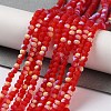 Imitation Jade Glass Beads Strands EGLA-A034-T2mm-MB01-2
