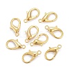 Zinc Alloy Lobster Claw Clasps LS-X-E107-G-2