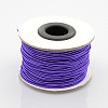 Elastic Round Jewelry Beading Cords Nylon Threads NWIR-L003-B-09-2