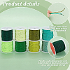   8 rolls 8 colors Nylon Braided Thread OCOR-PH0002-89-4