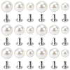 ABS Imitation Pearl Snap Rivet Butt Screw DIY-GF0013-38-7