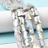 AB Color Plate Glass Beads Strands EGLA-P051-06A-B10-2