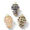 Natural & Synthetic Mixed Stone Copper Wire Wrapped Pendants PALLOY-TA00096-1