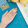   60Pcs 3 Style Brass Curved Tube Beads FIND-PH0006-04-3