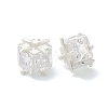 Brass Pave Cubic Zirconia Beads KK-H532-21C-S-1