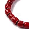 Handmade Lampwork Chevron Beads Strands X-LAMP-K041-01B-09-4