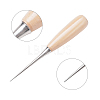  Stainless Steel Bead Awls and Wooden Awl Pricker Sewing Tool TOOL-NB0001-18-5