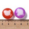 Two Tone Opaque Acrylic Beads SACR-I005-04C-3