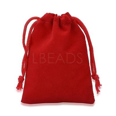Velvet Cloth Drawstring Bags X-TP-C001-70X90mm-M-1