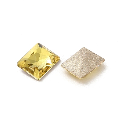Glass Rhinestone Cabochons RGLA-P037-12B-D226-1