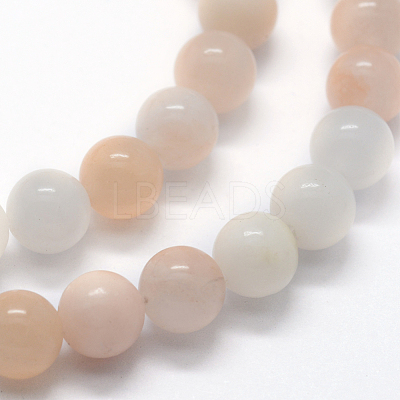 Natural Pink Aventurine Beads Strands G-I199-22-10mm-1