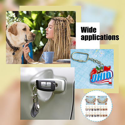 Alloy Enamel Cat Head Pendant Stitch Markers HJEW-AB00235-1