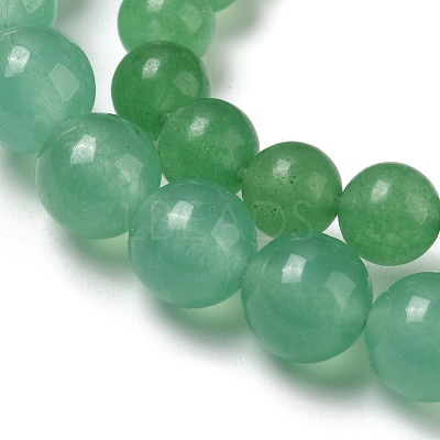 4Strands 2 Styles Natural White Jade Beads Strands G-NB0003-67-1
