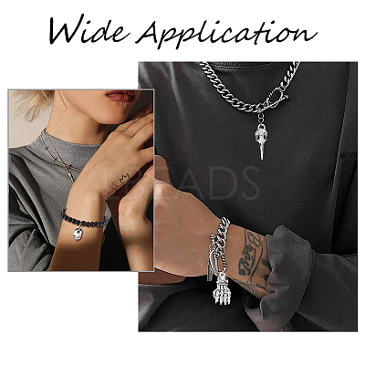 4 Style Tibetan Style Alloy Pendants FIND-FG0001-92-1