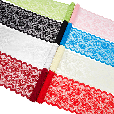16 Yards 8 Colors Nylon Lace Trim OCOR-NB0002-67-1