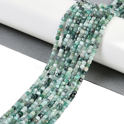 Natural Emerald Beads Strands G-P553-E04-02-1