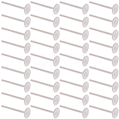 900Pcs 304 Stainless Steel Stud Earring Findings STAS-SC0010-28-1
