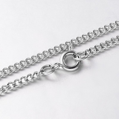Iron Twisted Chain Necklaces NJEW-JN01046-02-1
