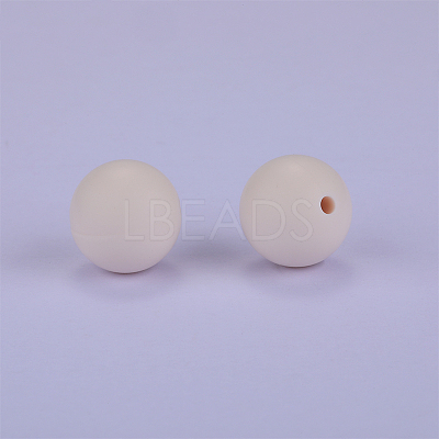 Round Silicone Focal Beads SI-JX0046A-125-1
