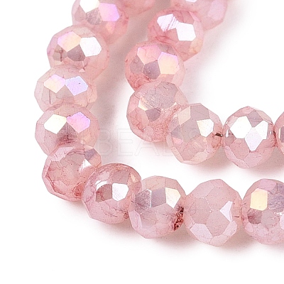 Dyed Crackle Imitation Jade Glass Beads Strands EGLA-Q131-02A-06-1