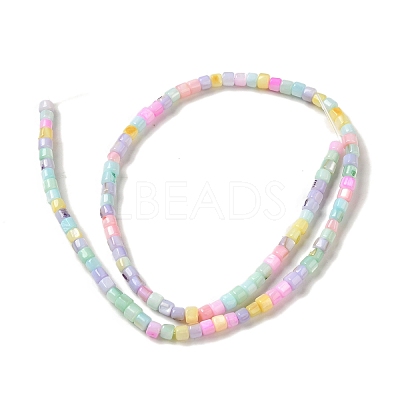 Rainbow Color Dyed Natural Freshwater Shell Beads Strands X1-SHEL-G018-02D-1