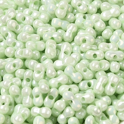 Opaque Colours Luster Glass Seed Beads SEED-B001-01A-10-1