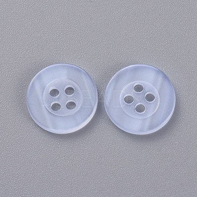 4-Hole Plastic Buttons BUTT-S020-11-12.5mm-1