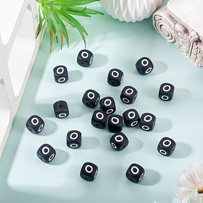 20Pcs Food Grade Eco-Friendly Silicone Beads SIL-TADJ0001-01O-1