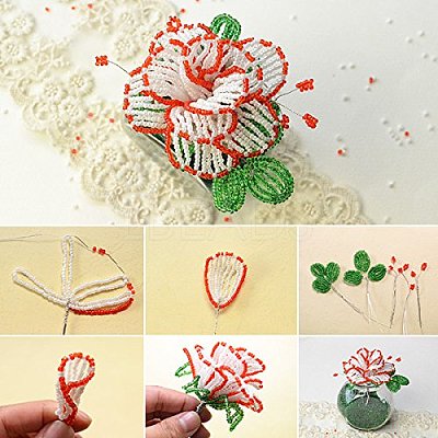 8/0 Round Glass Seed Beads Sets SEED-PH0007-01-1
