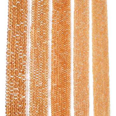 Electroplate Glass Beads Strands EGLA-A044-T3mm-A23-1