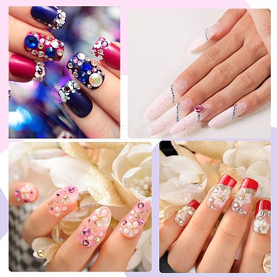 60g Resin patch multi size mixed pearl patch DIY jewelry accessories(2 bags) JX586F-1