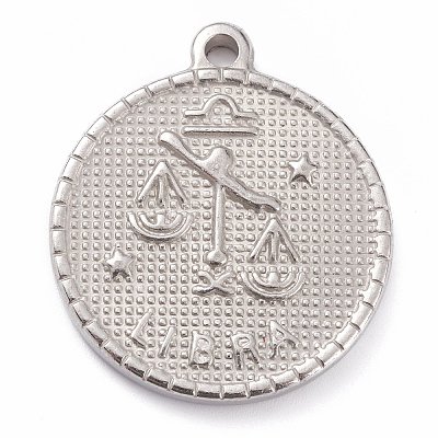 304 Stainless Steel Pendants LS-STAS-O140-02P-L-1