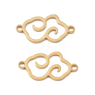 304 Stainless Steel Connector Charms STAS-A071-01G-1