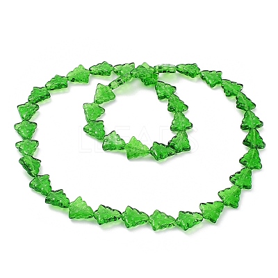 Transparent Glass Bead Strands EGLA-C002-A05-1